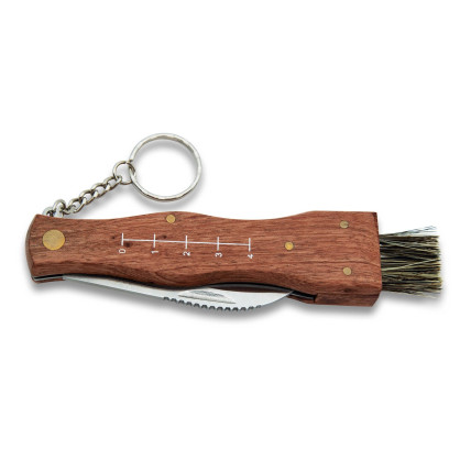Navaja setas con brocha, medidor y funda 2