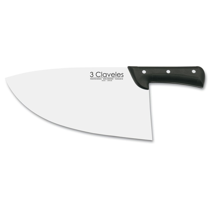 Cleaver Stainless Steel 15 cm with Black Handle