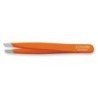 Pinza Depilar Sesgada Naranja