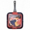 Grill pan 28 x 28 x 4,5 cm Dark
