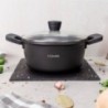 Casserole with lid Ø 24 cm. Dark