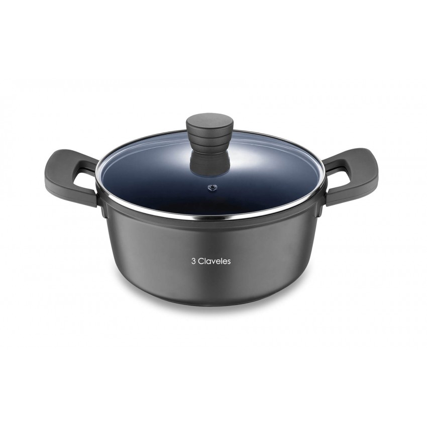 Cocotte avec couvercle Ø 28 cm. Dark