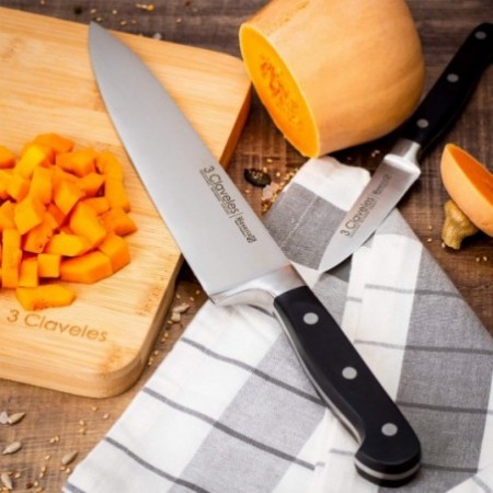 Pro Couteau 3 en 1 Multifonction pour Fruits, Légumes, Écailles de