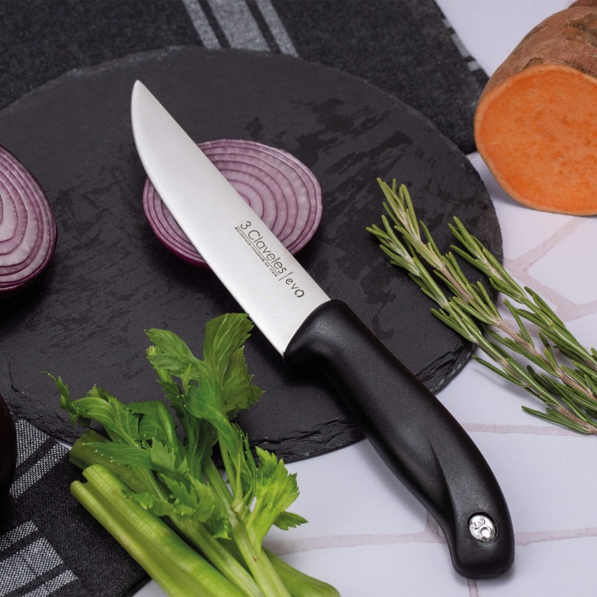  3 Claveles Juego de cuchillos de cocina 28012 negro : Hogar y  Cocina