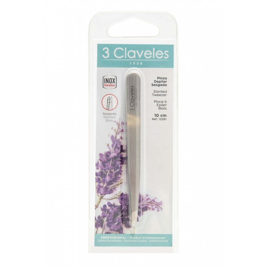 Slanted Tweezer Stainless Steel