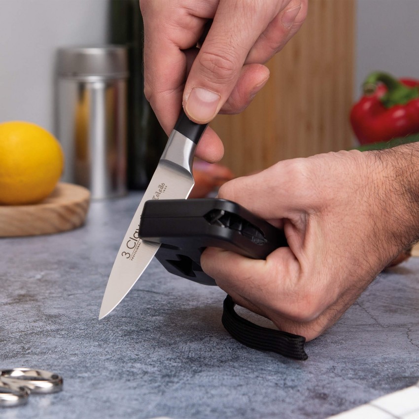  Afilador de cuchillos de cocina, afilador de cuchillos
