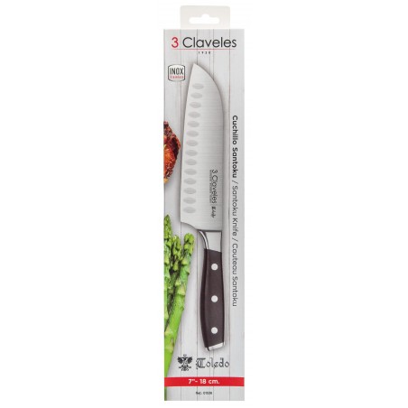 3Claveles_Cuchillo_Santoku_Toledo