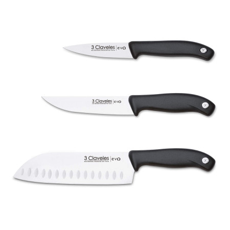 Set 3 Couteaux Cuissine Evo