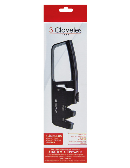 Afilador de Cuchillos y Tijeras con Ángulo Ajustable