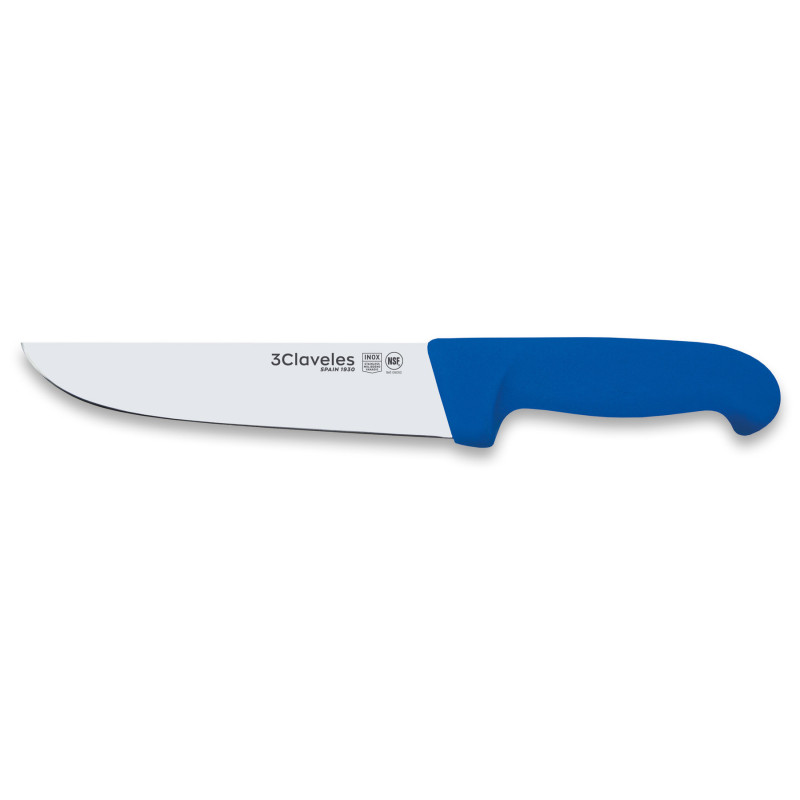 Cuchillo Carnicero azul