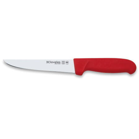 PP-TPR Wide Boning Knife red