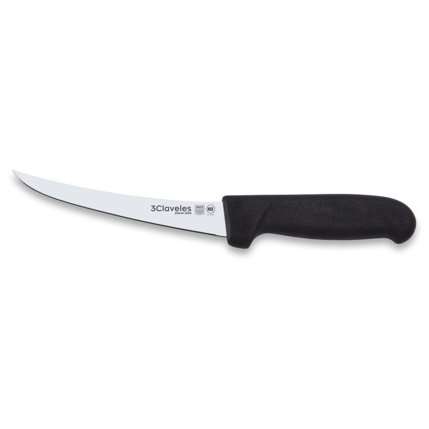 Cuchillo Deshuesar Curvo negro