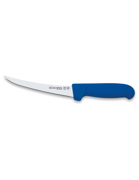 Cuchillo Deshuesar Curvo azul