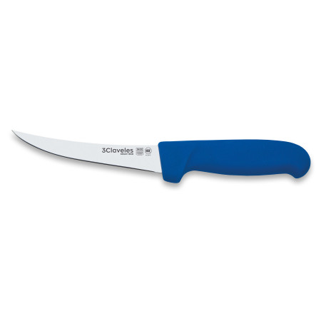 Couteau à Désosser Courbe PP-TPR bleu