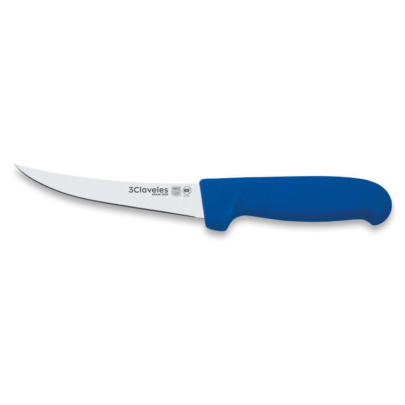 Cuchillo Deshuesar Curvo azul