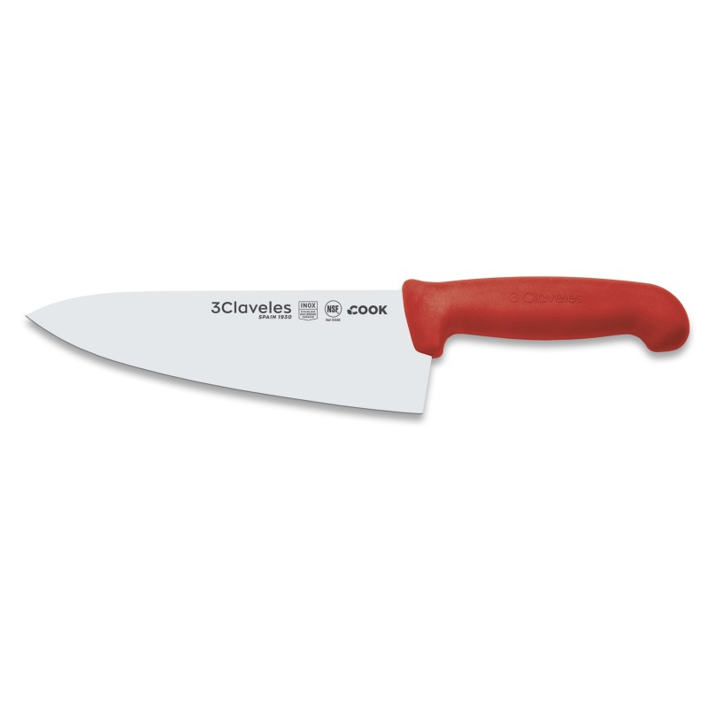 Couteau d’Office Cook Rouge 20 cm | Cuisine Professionnelle