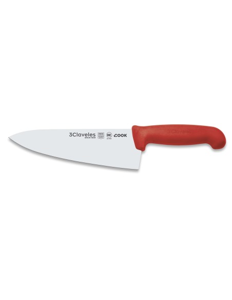 Couteau d’Office Cook Rouge 20 cm | Cuisine Professionnelle