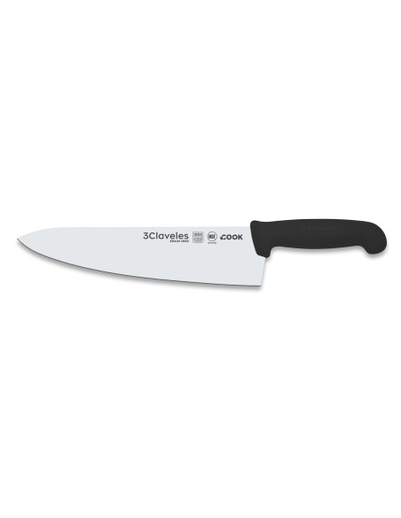 Couteau d’Office Cook Noir 25 cm | Cuisine Professionnelle