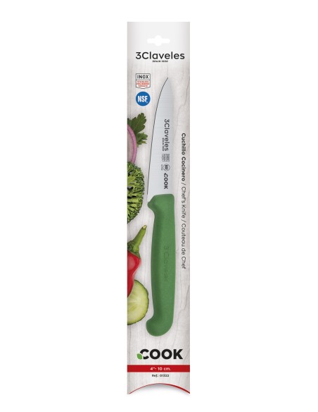 Cuchillo Cocinero Cook Verde