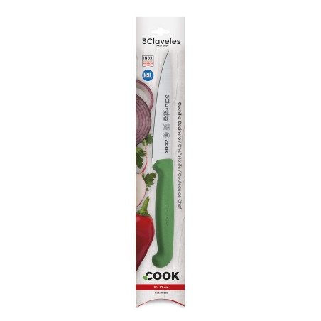 Cuchillo Cocinero Cook Verde
