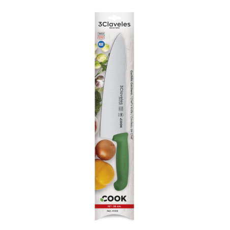 Cuchillo Cocinero Cook Verde