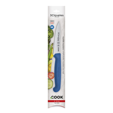 Cuchillo Cocinero Cook Azul