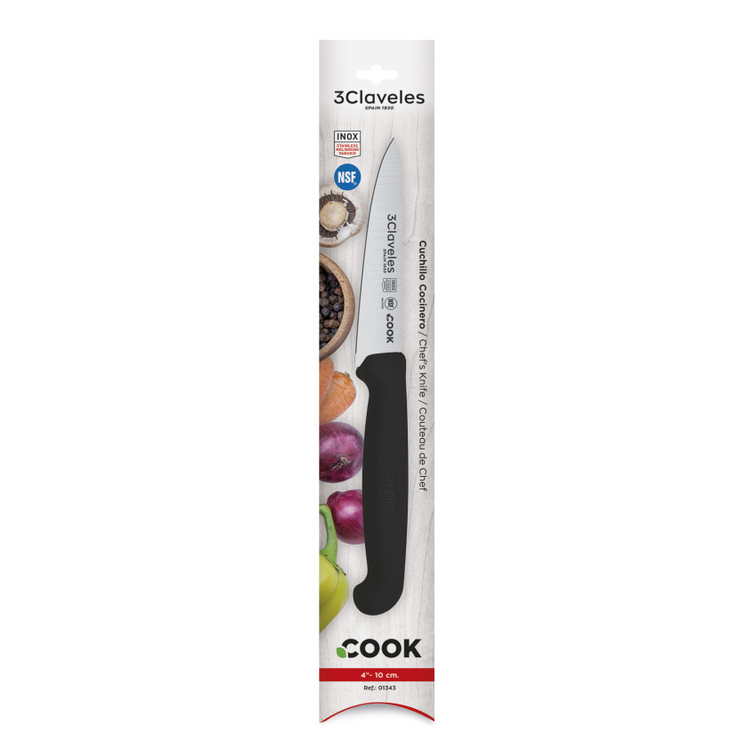 Cuchillo Cocinero Cook Negro