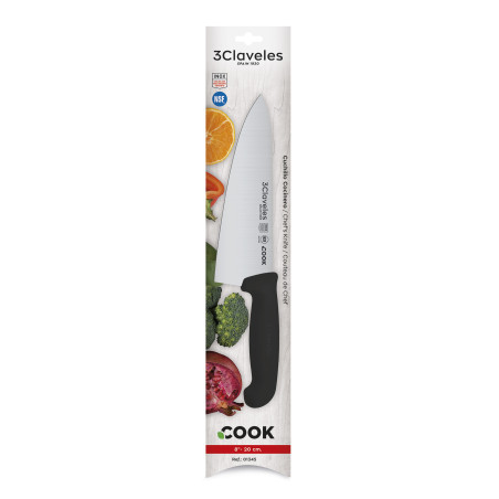 Cuchillo Cocinero Cook Negro