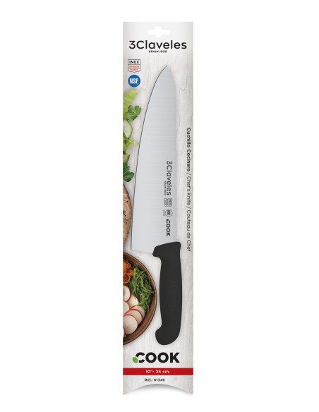 Cuchillo Cocinero Cook Negro