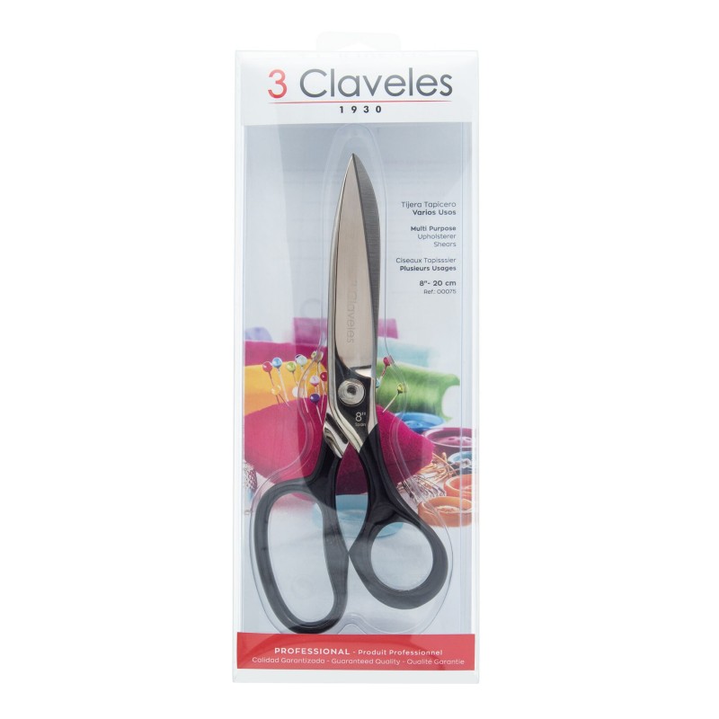 Ciseaux Tapissier Plusieurs Usages | 3 Claveles