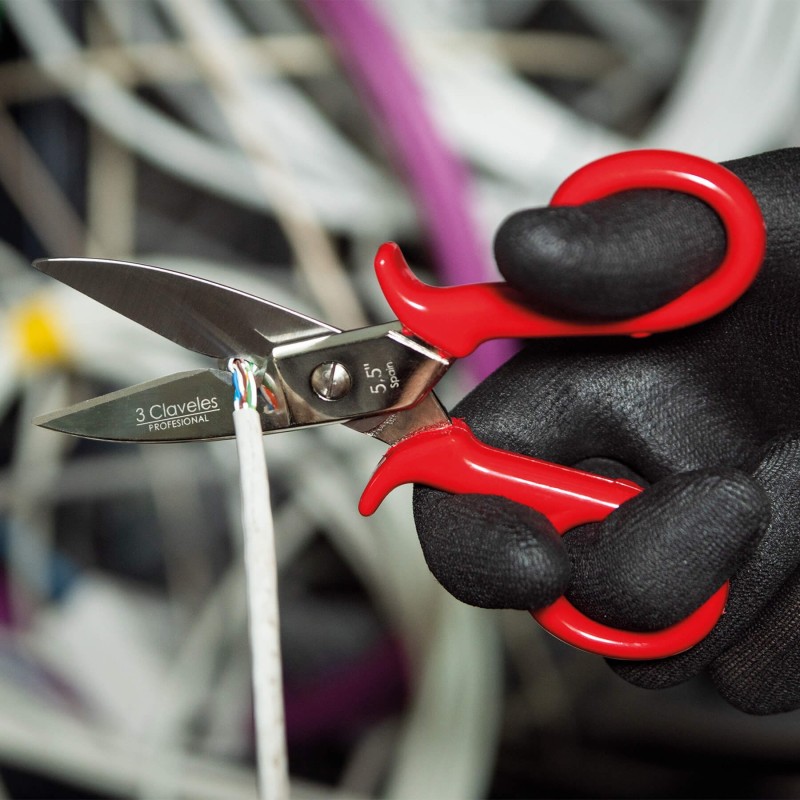 Professional Electrician Scissors Protec | 3 Claveles