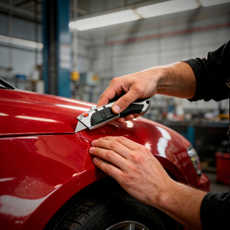 Cutter à Lame Rétractable auto charge | 3 Claveles