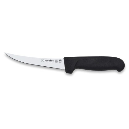 Cuchillo Deshuesar Curvo Semi-Flexible PP-TPR negro