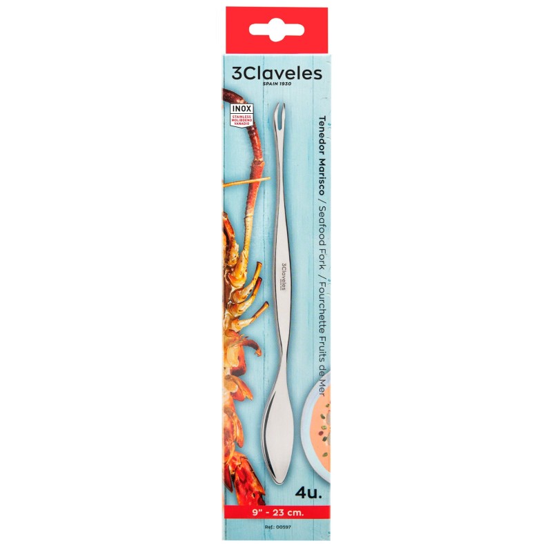 Set 4 Seafood Fork | 3 Claveles