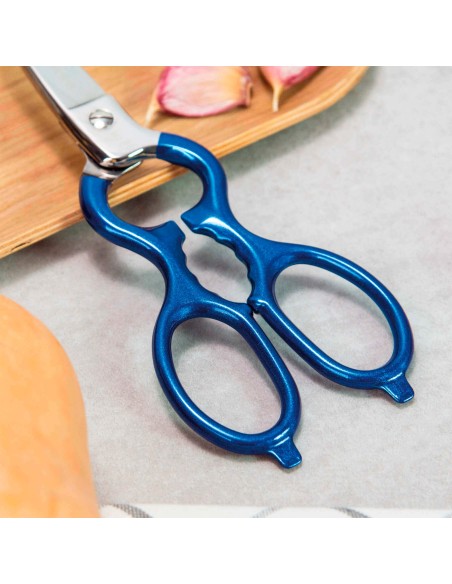 Tijera Cocina Varios Usos Azul