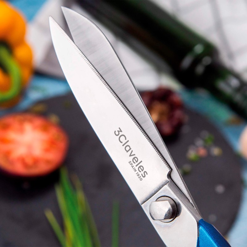 Professional Kitchen Shears Blue | 3 Claveles