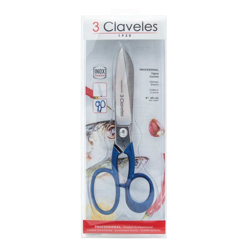 Professional Kitchen Shears Blue | 3 Claveles