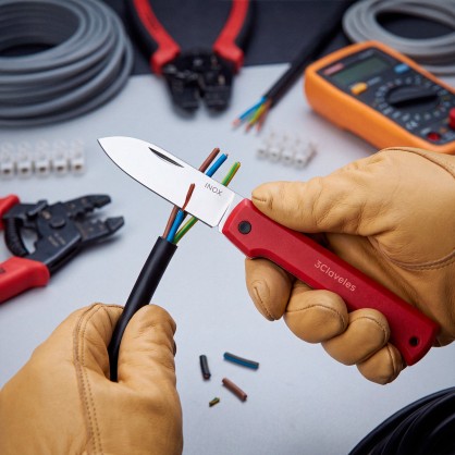 Couteau Electricien Professionnel | 3 Claveles 2