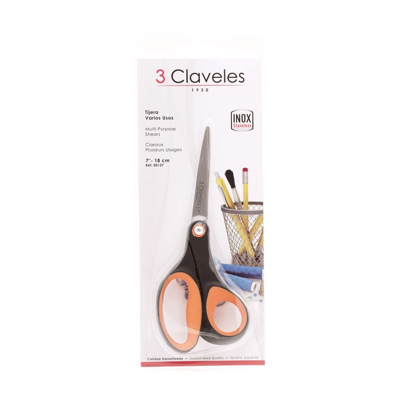 Multi Purpose Scissors Orange | 3 Claveles