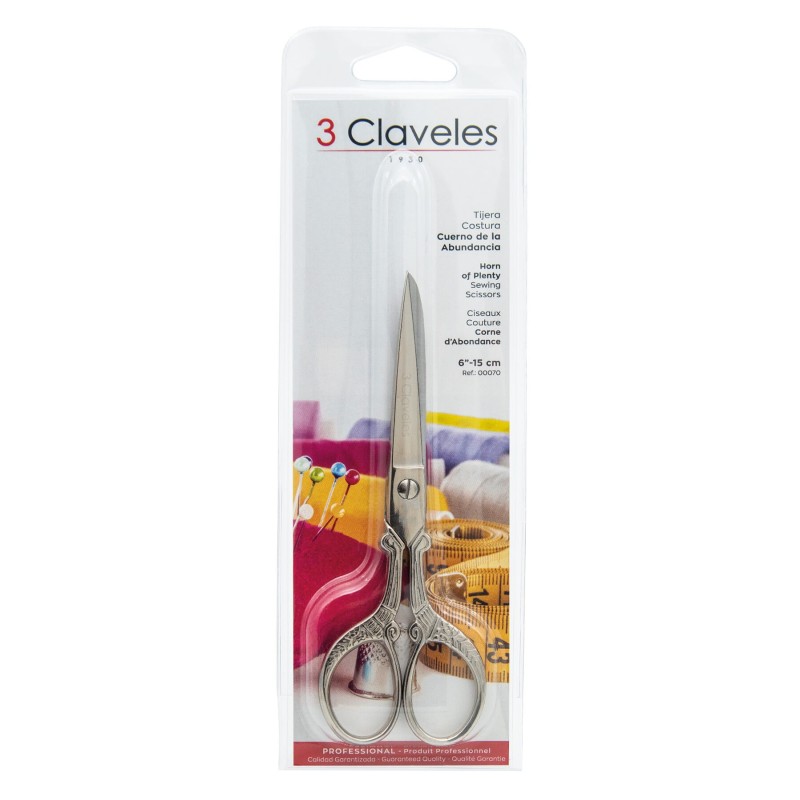 Horn of Plenty Sewing Scissors | 3 Claveles