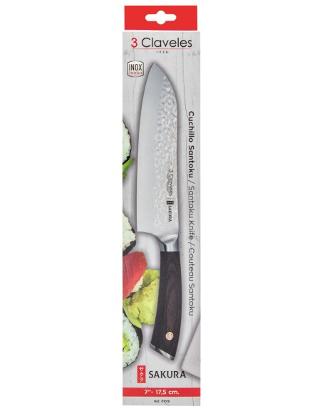 Sakura Santoku Knife | 3 Claveles