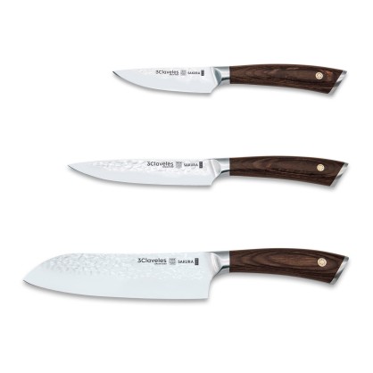 Set 3 Cuchillos Sakura