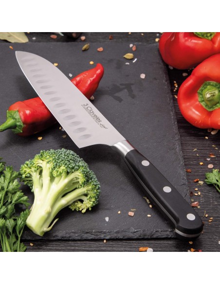 Couteau Santoku Forgé | 3 Claveles