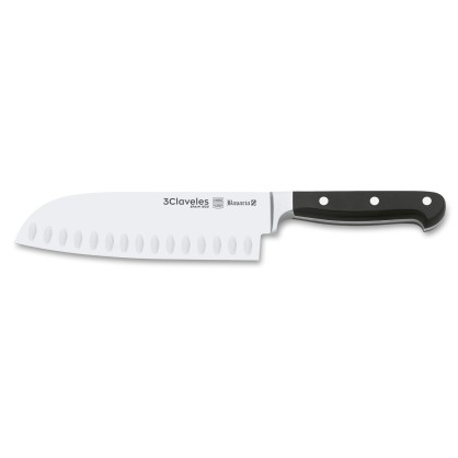 Couteau Santoku avec Alvéoles Bavaria | 3 Claveles