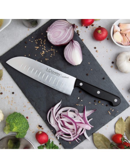 Cuchillo Santoku Alveolado Uniblock
