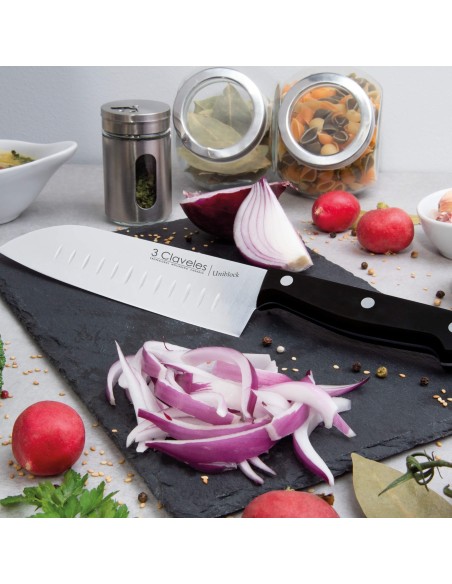 Cuchillo Santoku Alveolado Uniblock
