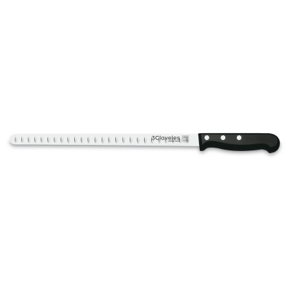 Cuchillo Jamonero Alveolado punta roma POM