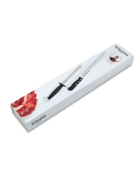 POM Hollow Edge Slicing Knife & Sharpening Steel