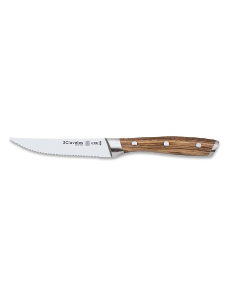 Set 4 Cuchillos Chuleteros Kobe | 3 Claveles