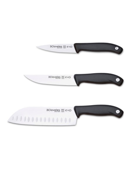 Set 3 Couteaux Cuissine Evo